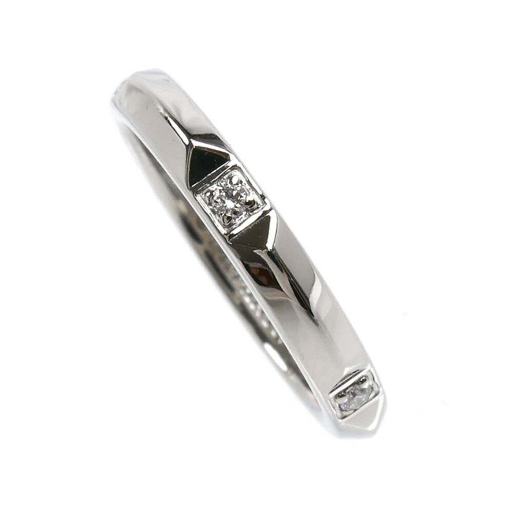 TIFFANY Silver Diamond Ring - Picture 2 of 8